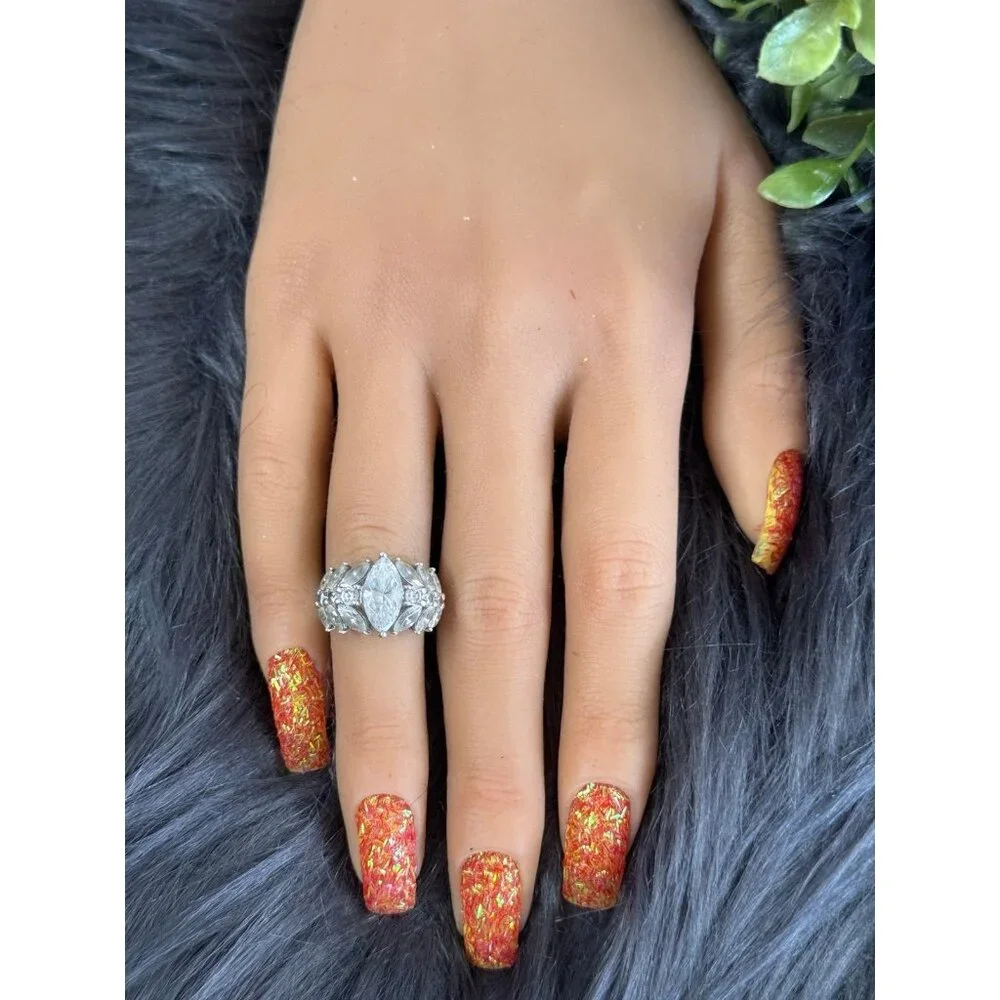 Stunning Marquis Cz‎ Ring